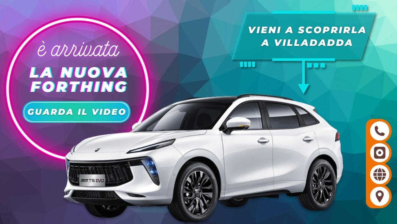 Forthing T5 evo - Reduzzi Motor Treviglio Villadadda La nuova Forthing disponibile oggi stesso da Reduzzi Motor a Villadadda